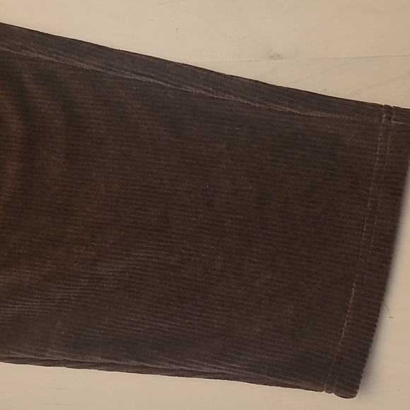 NWT Quaker Factory Vintage Inspo Brown Courduroy Pull-on Pants with Back Pockets - Picture 3 of 15